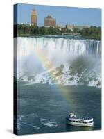 American Falls on the Niagara River That Flows Between Lakes Erie and Ontario, Canada-Robert Francis-Stretched Canvas