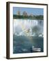 American Falls on the Niagara River That Flows Between Lakes Erie and Ontario, Canada-Robert Francis-Framed Photographic Print