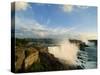 American Falls with the Horseshoe Falls Behind, Niagara Falls, New York State, USA-Robert Francis-Stretched Canvas