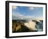 American Falls with the Horseshoe Falls Behind, Niagara Falls, New York State, USA-Robert Francis-Framed Photographic Print