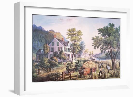 American Farm Scene, 1864-Frances Flora Bond Palmer-Framed Giclee Print