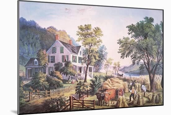 American Farm Scene, 1864-Frances Flora Bond Palmer-Mounted Giclee Print