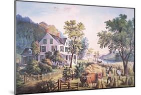 American Farm Scene, 1864-Frances Flora Bond Palmer-Mounted Giclee Print