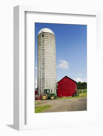 American Farm Scene-George Oze-Framed Photographic Print