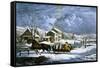 American Farm Scenes No. 4:-Currier & Ives-Framed Stretched Canvas