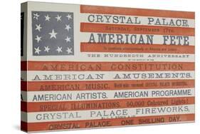 American Fete at Crystal Palace, Saturday, September 17th-null-Stretched Canvas