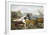 American Field Sports, a Chance For Both Barrels-Currier & Ives-Framed Giclee Print