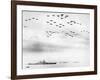 American Fighter Fly in Formation over the Uss Missouri During Surrender Ceremonies-null-Framed Photo