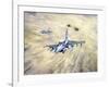 American Fighter Jets During Desert Storm-null-Framed Giclee Print