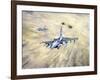 American Fighter Jets During Desert Storm-null-Framed Giclee Print