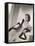 American Film Star Joan Bennett Models a Dress She Wears in Her Latest Picture "Girl Trouble"-null-Framed Stretched Canvas