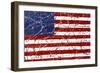 AMERICAN FLAG #1-JAMES MARTIN-Framed Art Print