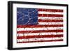AMERICAN FLAG #1-JAMES MARTIN-Framed Art Print
