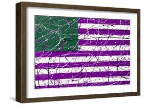 AMERICAN FLAG #3-JAMES MARTIN-Framed Art Print