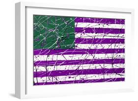 AMERICAN FLAG #3-JAMES MARTIN-Framed Art Print