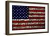 American Flag And Dollars-alexfiodorov-Framed Art Print