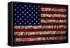 American Flag And Dollars-alexfiodorov-Framed Stretched Canvas