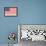 American Flag and Mottoes-null-Framed Stretched Canvas displayed on a wall