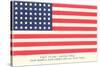 American Flag and Mottoes-null-Stretched Canvas