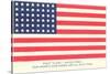 American Flag and Mottoes-null-Stretched Canvas