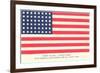 American Flag and Mottoes-null-Framed Premium Giclee Print