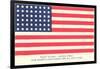 American Flag and Mottoes-null-Framed Art Print