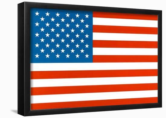 American Flag Art Print Poster-null-Framed Poster