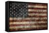 American Flag Background-alexfiodorov-Framed Stretched Canvas