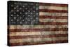 American Flag Background-alexfiodorov-Stretched Canvas