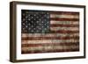 American Flag Background-alexfiodorov-Framed Art Print