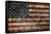 American Flag Background-alexfiodorov-Framed Stretched Canvas