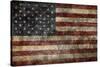 American Flag Background-alexfiodorov-Stretched Canvas