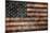 American Flag Background-alexfiodorov-Mounted Premium Giclee Print