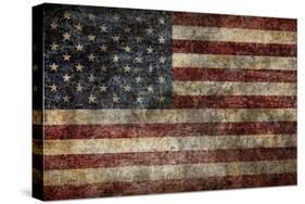 American Flag Background-alexfiodorov-Stretched Canvas
