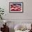 American Flag Blowing in Wind-Craig Tuttle-Framed Photographic Print displayed on a wall