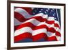 American Flag Blowing in Wind-Craig Tuttle-Framed Photographic Print