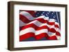 American Flag Blowing in Wind-Craig Tuttle-Framed Photographic Print