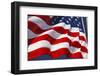 American Flag Blowing in Wind-Craig Tuttle-Framed Photographic Print