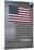 American Flag, Commemorating the Attack on the World Trade Center, Ground Zero, New York, USA-null-Mounted Giclee Print