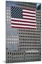 American Flag, Commemorating the Attack on the World Trade Center, Ground Zero, New York, USA-null-Mounted Giclee Print
