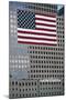 American Flag, Commemorating the Attack on the World Trade Center, Ground Zero, New York, USA-null-Mounted Premium Giclee Print