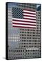 American Flag, Commemorating the Attack on the World Trade Center, Ground Zero, New York, USA-null-Framed Stretched Canvas