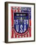 American Flag Eagle Man T Shirt Graphic Design-emeget-Framed Art Print