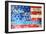 American Flag Graffiti-Sabine Jacobs-Framed Premium Photographic Print