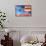 American Flag Graffiti-Sabine Jacobs-Mounted Photographic Print displayed on a wall