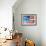 American Flag Graffiti-Sabine Jacobs-Framed Photographic Print displayed on a wall