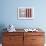 American Flag Hung from Wooden Garage in Bershires, NY-null-Framed Photo displayed on a wall