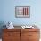 American Flag Hung from Wooden Garage in Bershires, NY-null-Framed Photo displayed on a wall