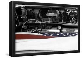 American Flag in Convertible-null-Framed Poster