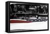 American Flag in Convertible-null-Framed Stretched Canvas